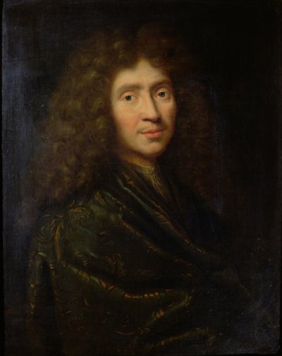 Portret van Molière (1622-73) door Pierre Mignard